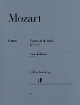 Fantasie in D Minor, K. 397 piano sheet music cover